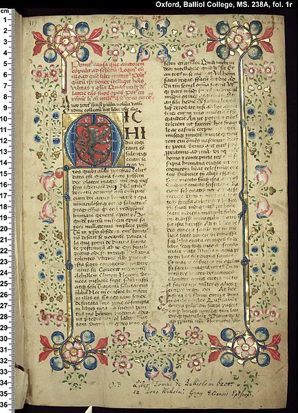 File:Fons memorabilium universi - folio 1r - Balliol College MS 238A.jpg