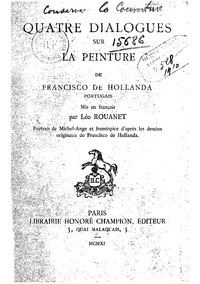 Ф. де Оланда. Четыре диалога о живописи. Париж, 1548