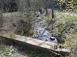 Gelmke di E 11 panjang-dist jalan melihat upstream.jpg