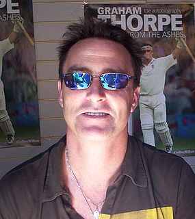 Graham Thorpe Cricket player of England. (born 1969)