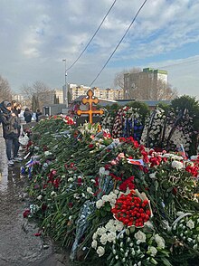 Alexei Navalny's grave, March 3, 2024 Grave of Alexey Navalny.jpg