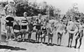Greek children in swimming costumes at Wellington Point, Brisbane, January 1934 (28456029984).jpg