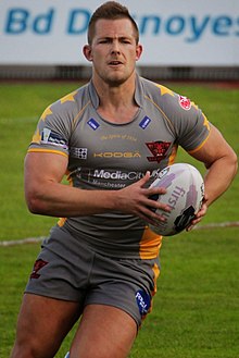 Eden playing for the Salford Red Devils in 2014 Greg Eden.jpg