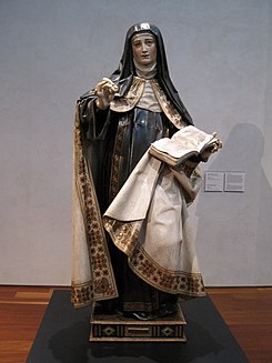 Gregorio Fernández, Santa Teresa di Gesù, 1625.jpg