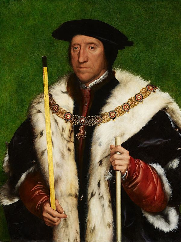 Thomas Howard, 3rd Duke of Norfolk, holding the baton of the Earl Marshal