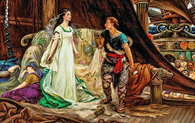Tristan and Isolde by Herbert Draper (1901)