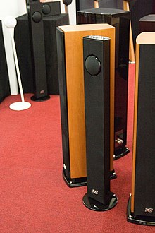 Cabasse floor standing speakers at trade fair High End 2009 in Munich Highend-19 (3557004834).jpg