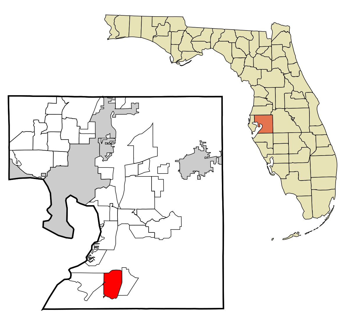 Map Of Sun City Center Florida Sun City Center, Florida   Wikipedia