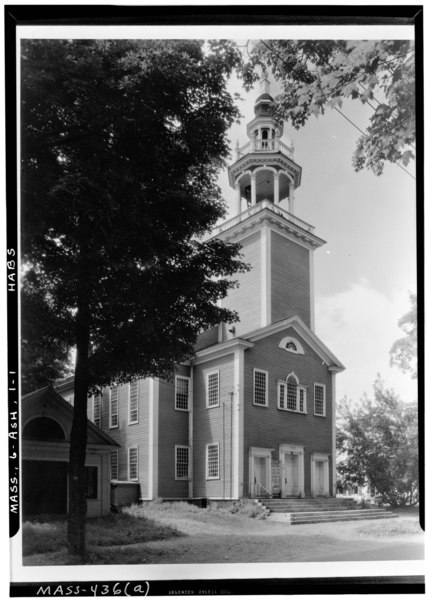 File:Historic American Buildings Survey Arthur C. Haskell, Photographer Aug. 2, 1935 (a) EXT.- FRONT and PART OF SIDE - Town Hall, Main Street, Ashfield, Franklin County, MA HABS MASS,6-ASH,1-1.tif