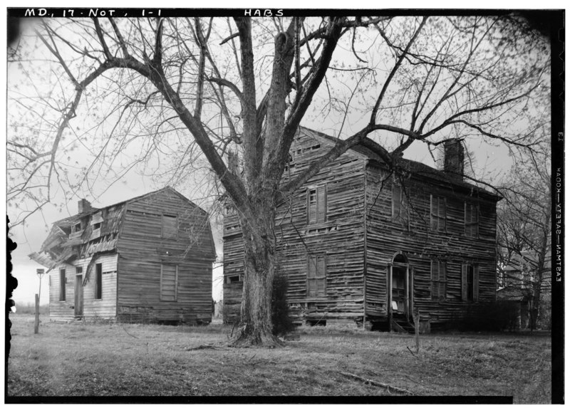 File:Historic American Buildings Survey John O. Brostrup, Photographer April 6, 1936 5-10 P.M. VIEW FROM SOUTHEAST (front) - The Cedars, Nottingham, Anne Arundel County, MD HABS MD,17-NOT,1-1.tif