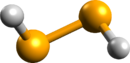 Hydrogen diselenide’s பந்து-குச்சி ஒப்புரு