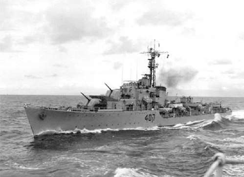 INS Eilat, ex-Royal Navy Z-class destroyer sold to Israel in 1955