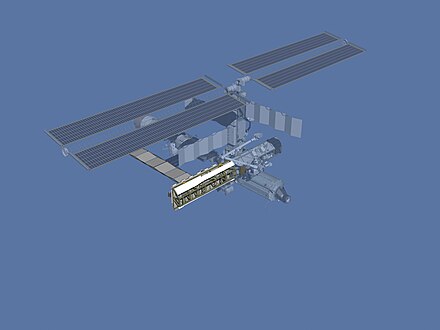 Illustration of the International Space Station after STS-112.