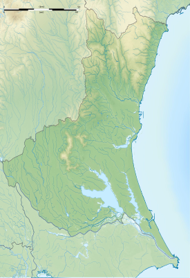 Location map Japan Ibaraki Prefecture