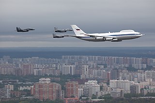 <span class="mw-page-title-main">Ilyushin Il-80</span> Russian airborne command post aircraft based on Il-86 airliner