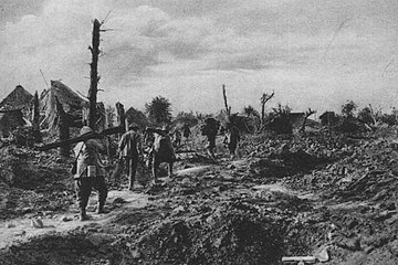 Dans le champ de bataille, le 2 juillet 1916