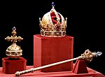 Thumbnail for File:Imperial Crown of Austria Globus cruciger Sceptre.jpg