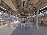在來線12・13號月台（2022年11月）
