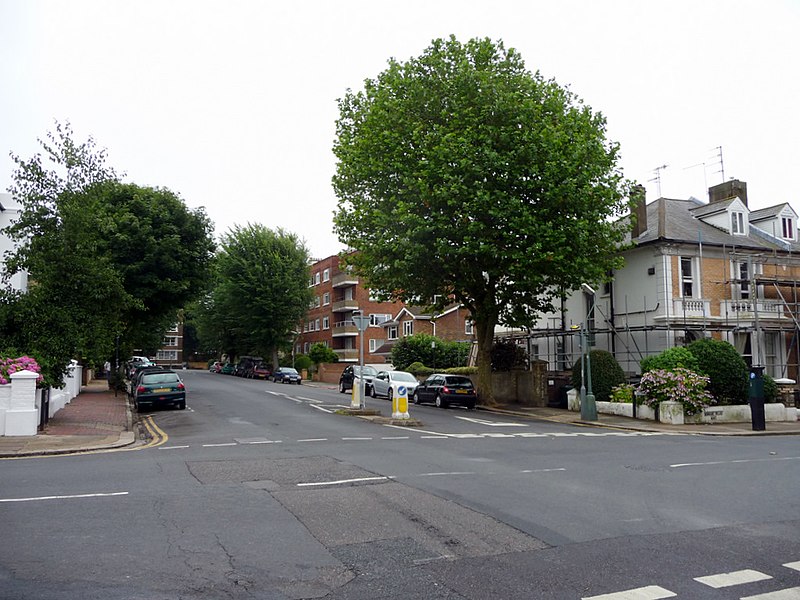 File:Junction of Denmark Villas and Eaton Villas, Hove, East Sussex - geograph.org.uk - 1724898.jpg