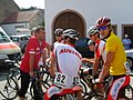 Jure Pavlic, Jan Sokol, Matthias Brändle in gelb, Stefan Mair, Georg Steidl, Daniel Rinner und Dominik Brändle bei der Trofeo Karlsberg 2007