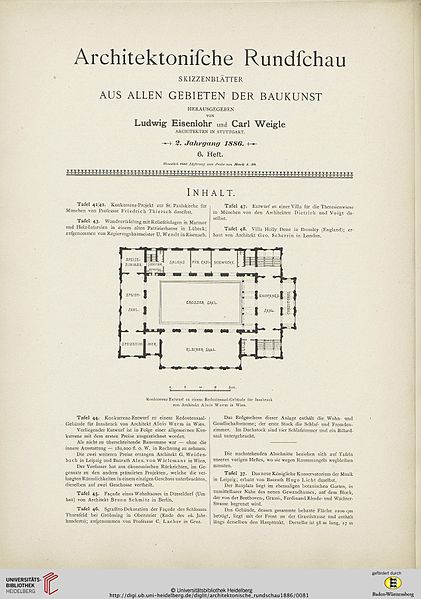 File:Königliches konservatorium der musik leipzig (hugo licht) - architektonische rundschau 2 (1886), Heft 6, s1.jpg