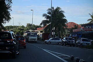 Kampong Mentiri Village in Brunei