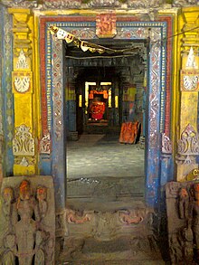 Entrance of Kanbai temple middel hall Kanbai mandir Entrance.jpg