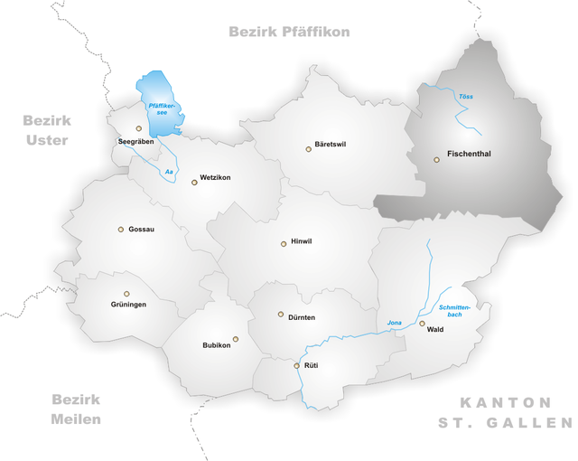 Fischenthal - Localizazion