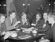 Evacuated King's College London students at the University of Bristol during the Second World War King's College London Students Evacuated To Bristol, England, 1940 D432.jpg