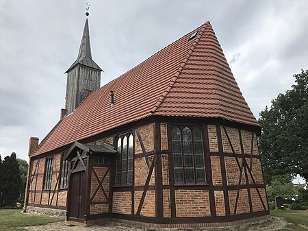 Kirche Kuhlrade Südostansicht