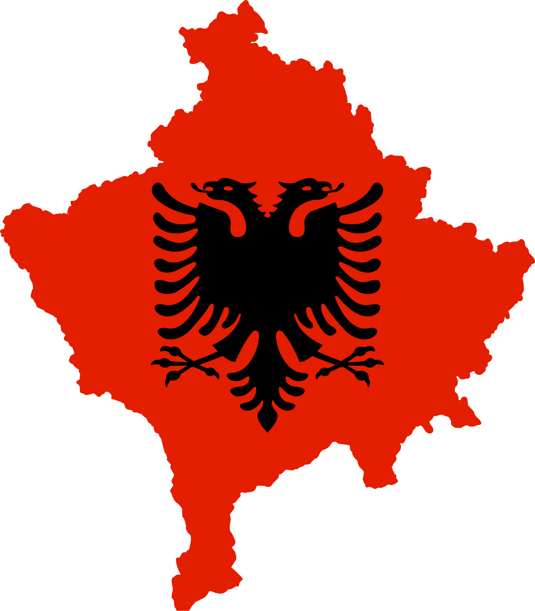 File:Kosovo with flag of Albania.svg - Wikipedia