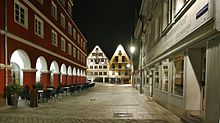 Gassen der historischen Altstadt (Beispiel Kramerstraße)