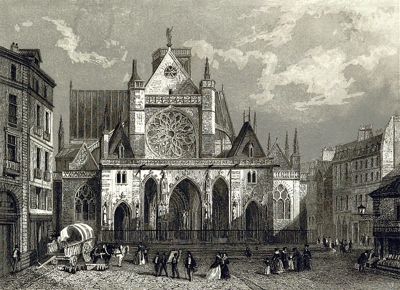 File:L'église de Saint-Germain l'Auxerrois à Paris en 1846.jpg