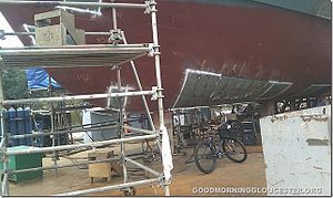 Large Pieces Of Hull Plating On Gloucester’s USCG Cutter the Grand Isle Were Replaced One By One To Reduce Chances Of Hull Twist.jpg