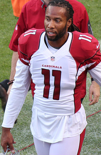 Wide receiver Larry Fitzgerald is second in NFL receiving yards and receptions