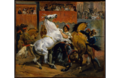 Le départ de la course des chevaux libres - Horace Vernet - 1820.png
