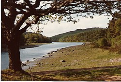 Llyn Parc, with the water at a lower level than normal Llyn Y Parc - geograph.org.uk - 74854.jpg