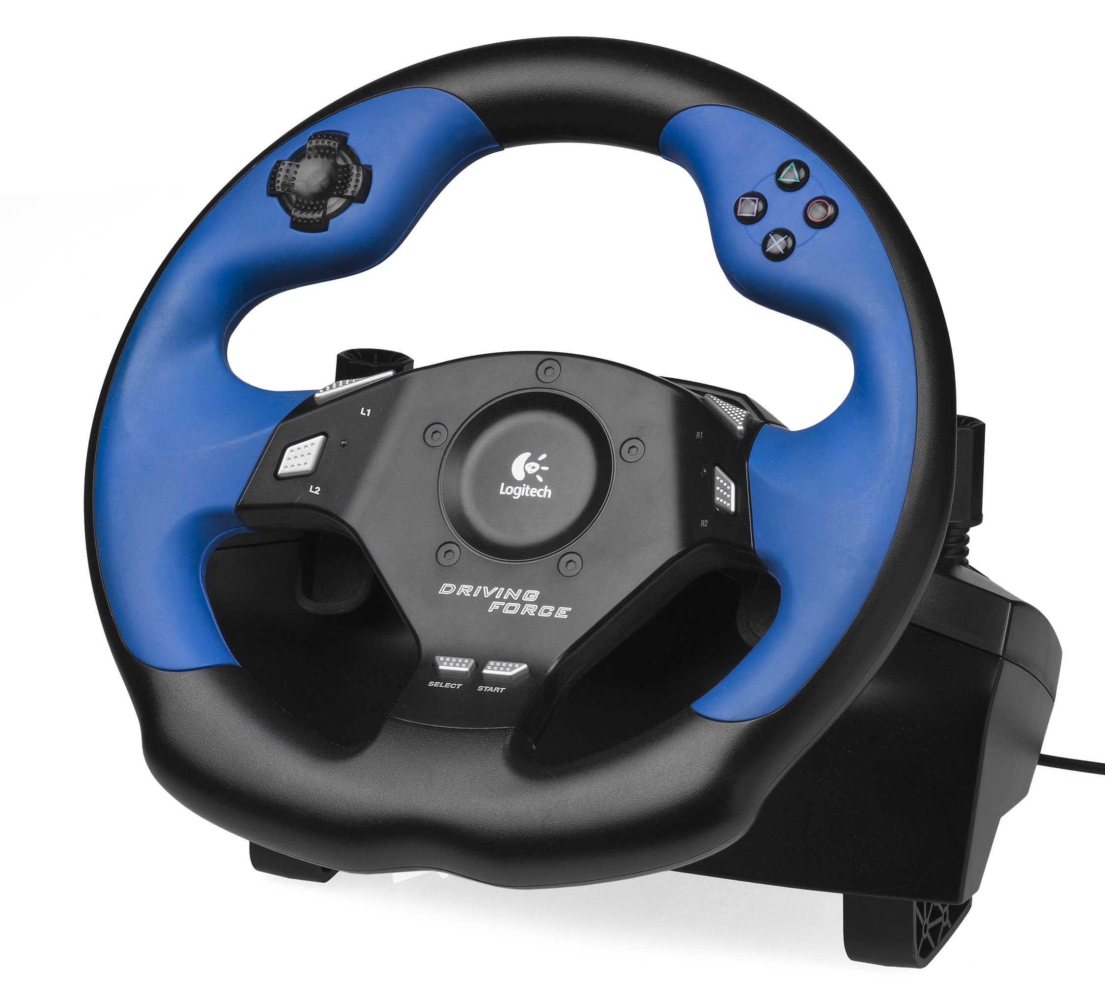  Driving Force Wheel for PlayStation 2 and PlayStation 3 : Video  Games