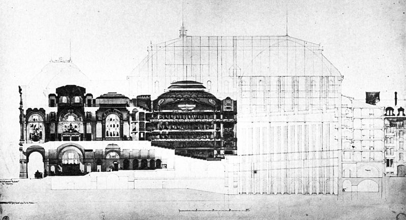 File:Long section of Viollet-de-Duc's Opera Competition project, 1861 - Mead 1991 p75.jpg