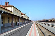 施設の近代化が行われたルチェネツ鉄道駅（2018年）