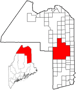 Location of Central Aroostook, Maine