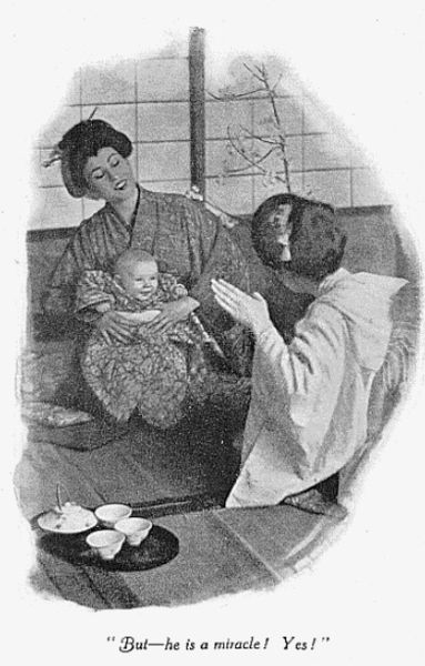 Cho-Cho-San shows her baby to Suzuki.