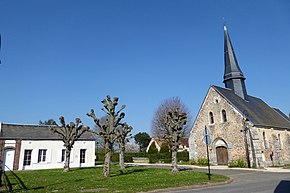 Mairie église Saint-Blaise Havelu Eure-et-Loir France.jpg