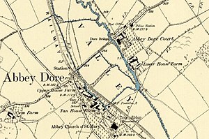 Map of Abbey Dore 1886. Map Abbey Dore 1886.jpg