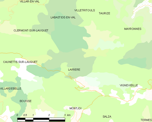 Lairière - Localizazion