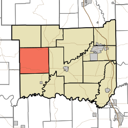 Location in Jackson County