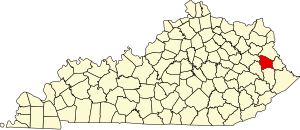 Map of Kentucky highlighting Johnson County.svg