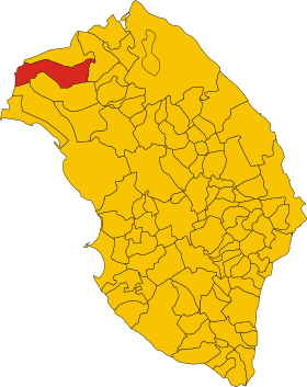 Map of comune of Salice Salentino (province of Lecce, region Apulia, Italy).svg