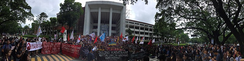 File:Martial Law 47th Anniversary Mobilization Manila Philippines UP Diliman Panorama.jpg