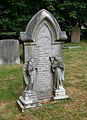 Late nineteenth-century gravestone inside East Hill Cemetery in Dartford.